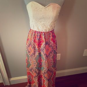 Multicolored Maxi Dress